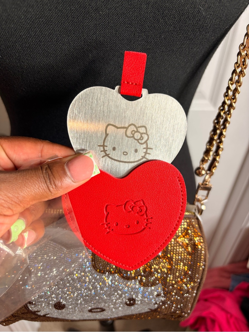 Hello kitty brown bling cross body - Picture 4 of 6
